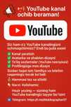 Youtube akaunt nastroyka qiberamiz