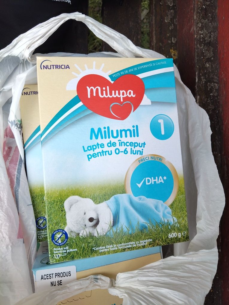 Vând lapte Milulupa nr 1 sigilate 5 cuti