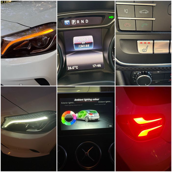 Mercedes A Klass Facelift • Trapa • Ambientale •E6 •Automata •LED