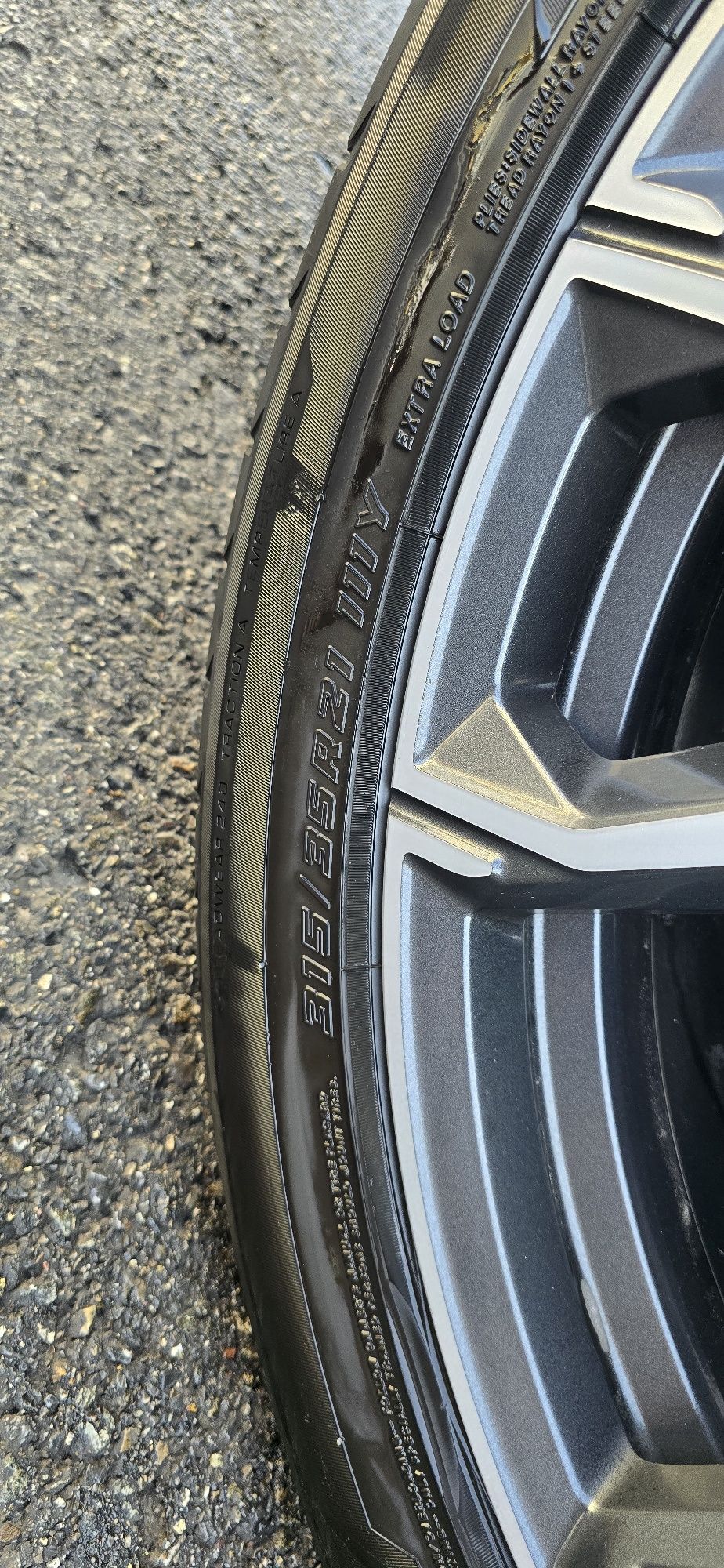 Спорт пакет 315/35R21, 275/40R21