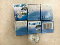 Set 7 becuri halogen 12 volt, 20 Watt, dulie GU5.3