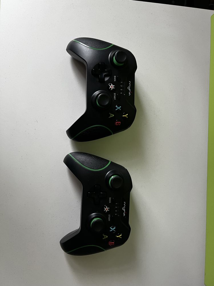 2x Controller Wireless MYRIA MG7414 TIGRIS X14 (PC/PS3), negru