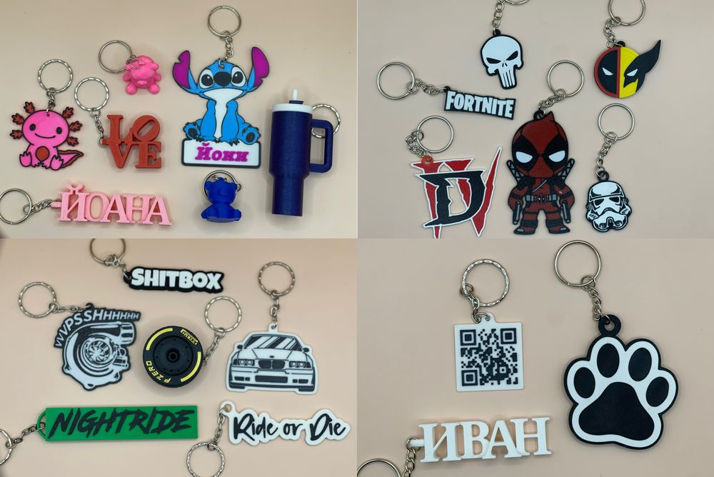 Ключодържатели различни видове