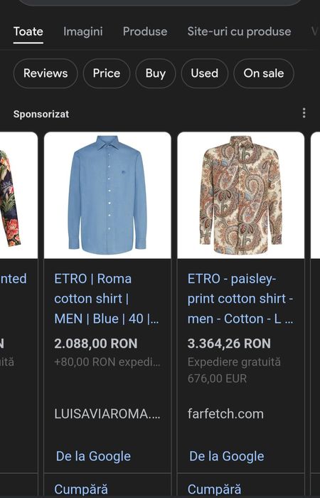 Cămașă  Etro autentica