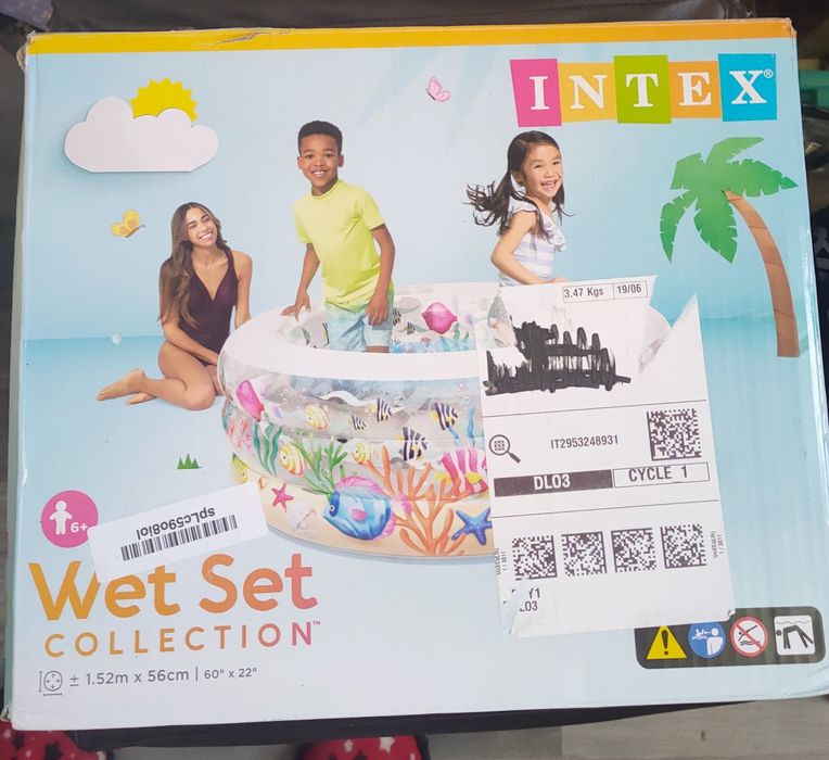 Детски надуваем басейн Intex Wet Set Collection