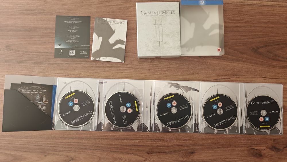 Game of thrones 1ви и 3ти сезон на Blu-Ray