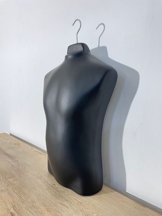 10 Buc. Manechin Tors Masculin Negru; Bust Expunere