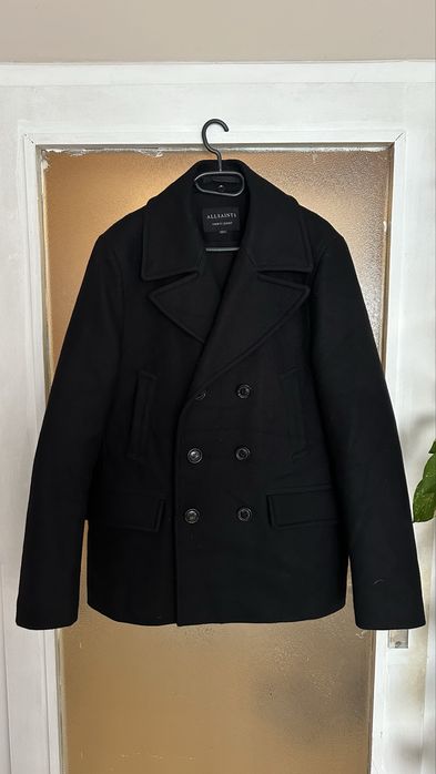 Вълнено късo палто “AllSaints Gregory Peacoat”