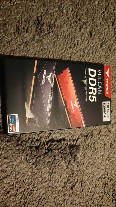 Рам памет TeamGroup T-Force Vulcan 2x16GB 32GB DDR5 5200MHz XMP/EXPO