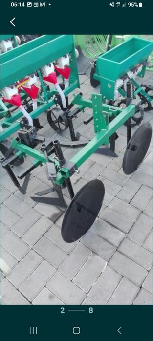 Prasitoare cu bilon cartofi 1 rand pentru motocultor