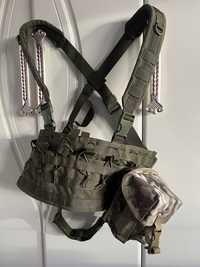 Vesta Tactica OPS Chest Rig Olive Condor + extra 2 Buzunar Cargo