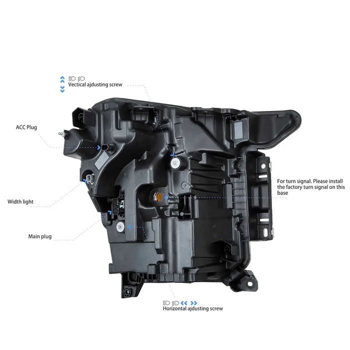 Комплект LED matrix фарове за Ford F150 2021 - 2024