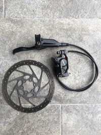 Frana hidraulica fata Shimano Malaysia cu adaptor si disc 180mm