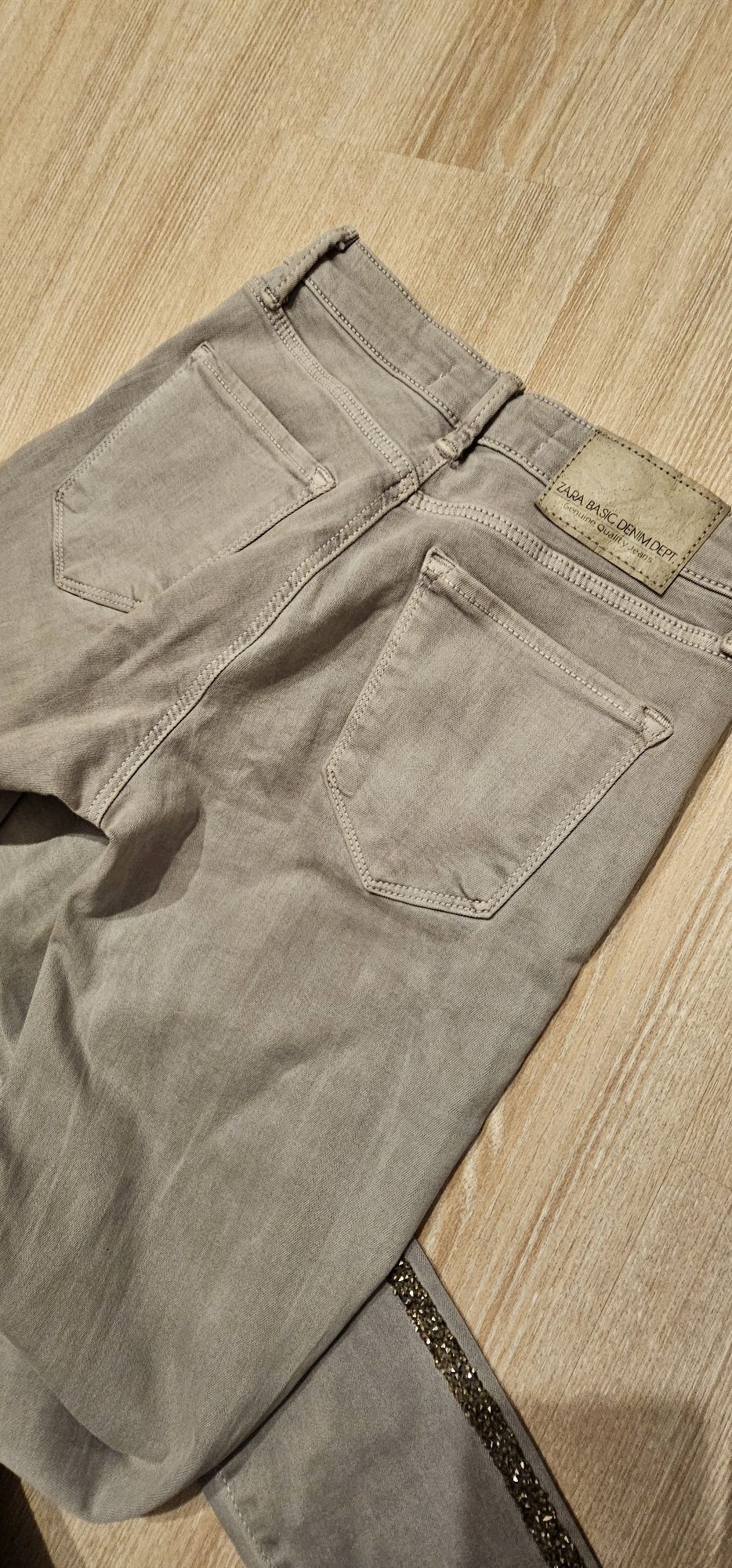 Дънки Zara  с кристали
