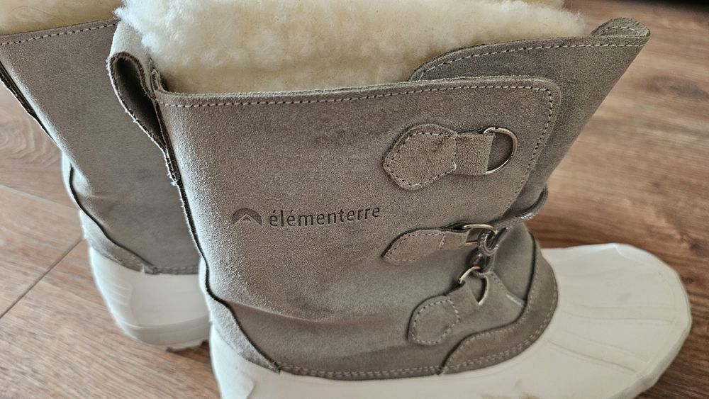 Апрески élémenterre с естествена кожа