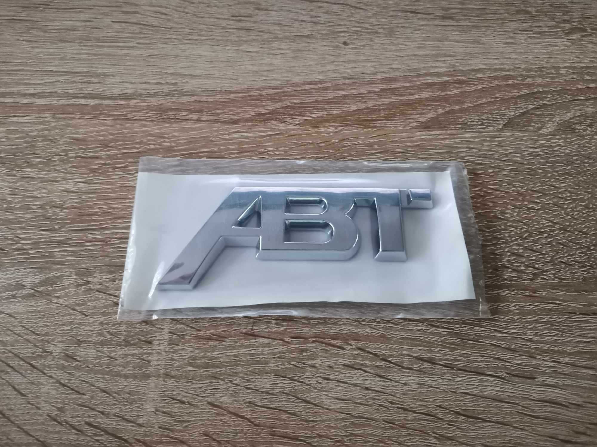Audi ABT сребриста емблема голям размер