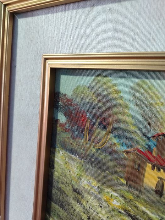Peisaj semnat "A. Russo"