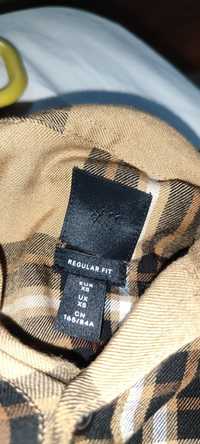 Кафява унисекс риза H&M