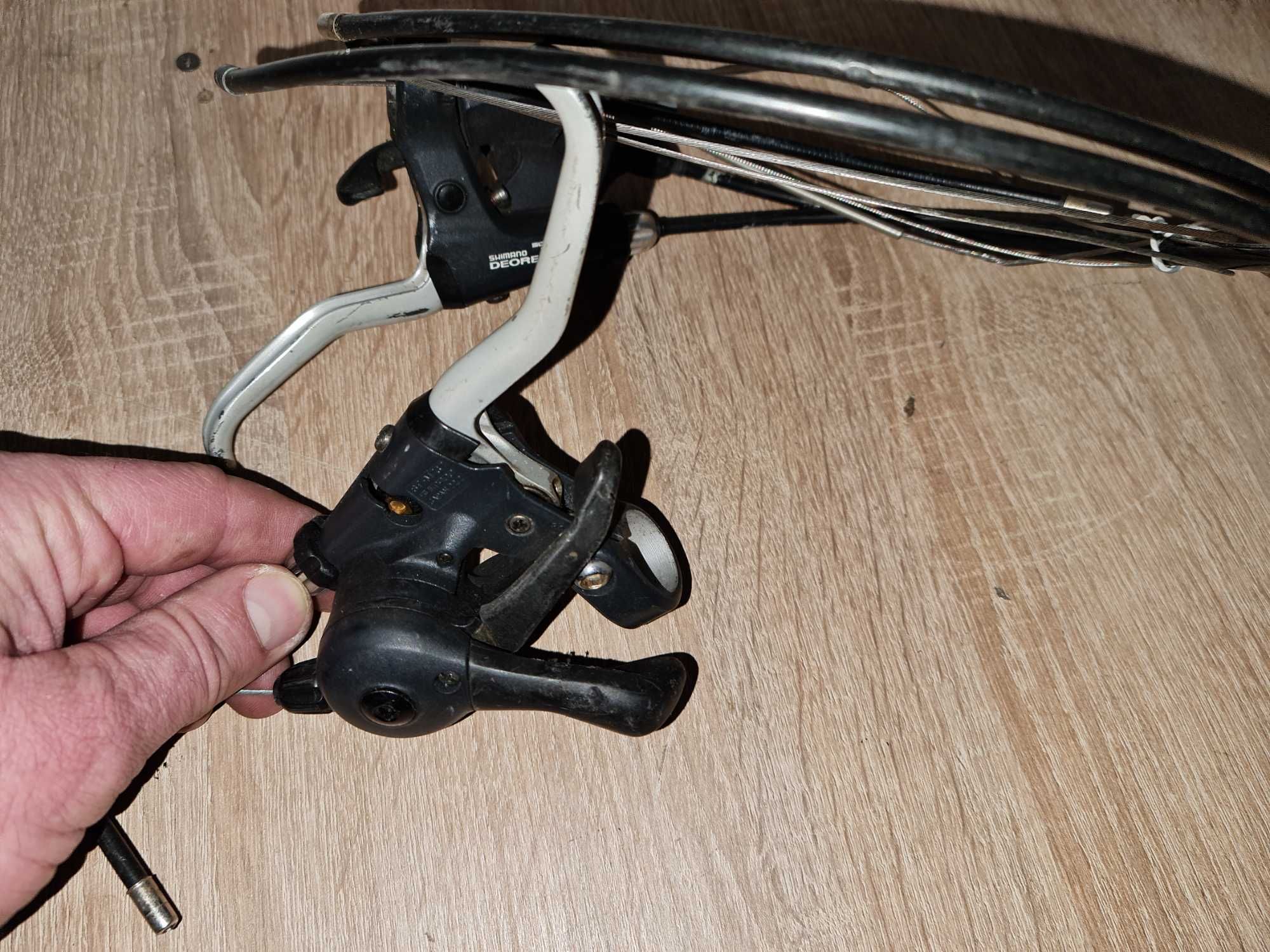 manete frana+schimbatoare shimano deore xt slr plus frane 3x8