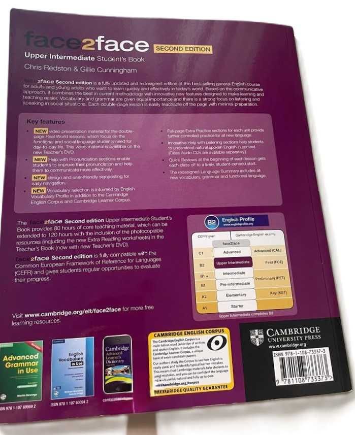 face2face Upper Intermediate-B2 Учебник по английски език 2nd Edition
