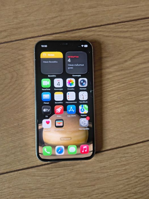 iPhone 12 pro  купен от USA невероятен 83% бат ориг зарядно  2 кейса