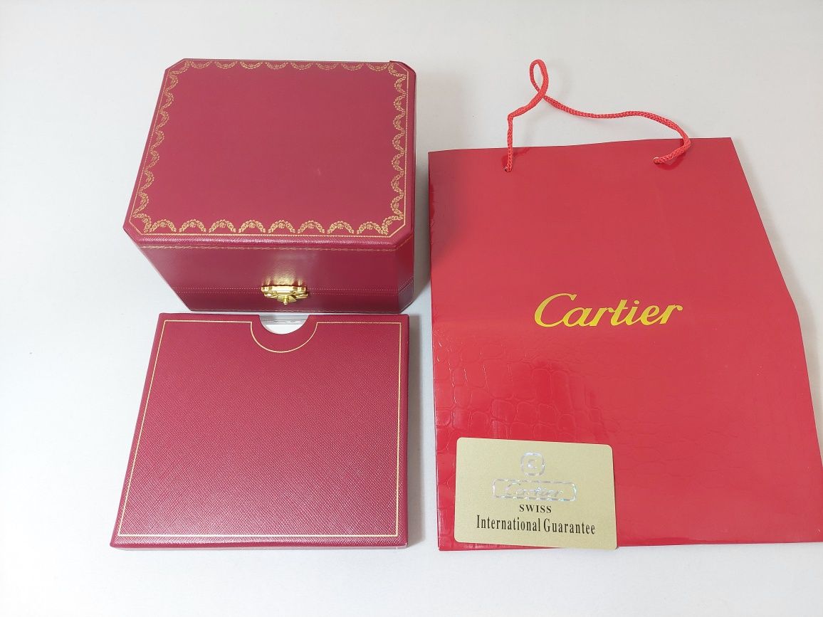 Ceas Cartier full box Moissanite VVS cadou calitate premium