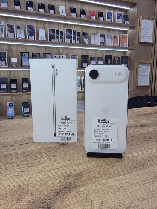 iPhone 17 Air Light Gold 256 Gb - Ca Nou - Garantie 12 luni