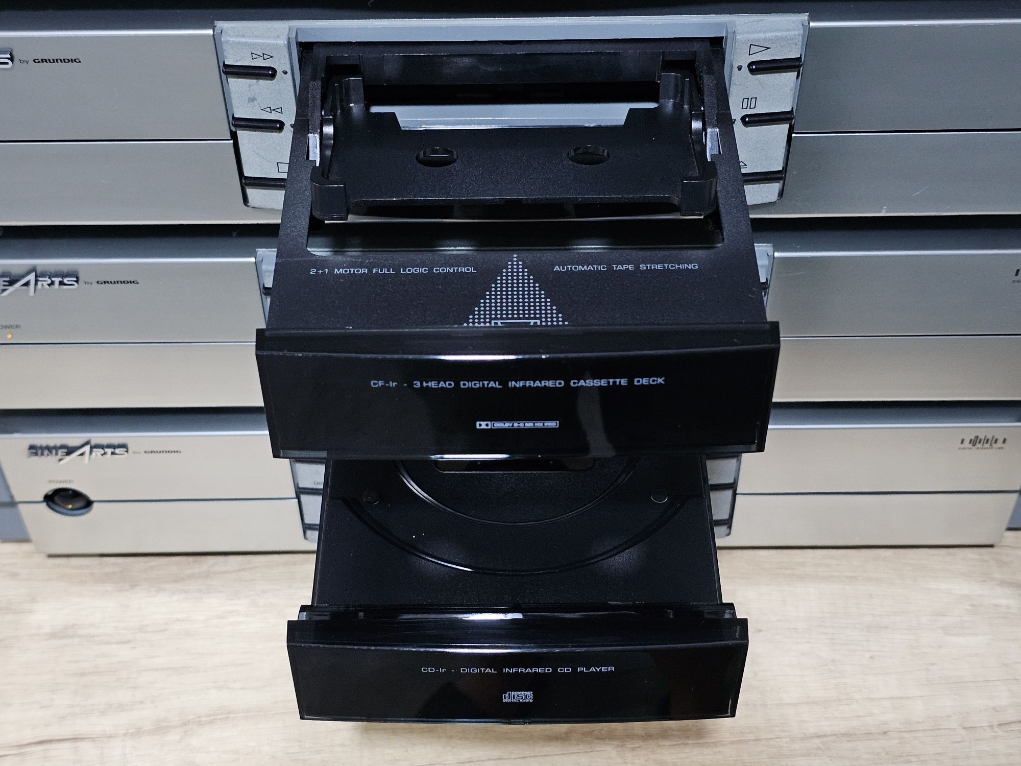 Linie audio FINEARTS ,amplificator deck 3 head, tuner, cd player ,IR