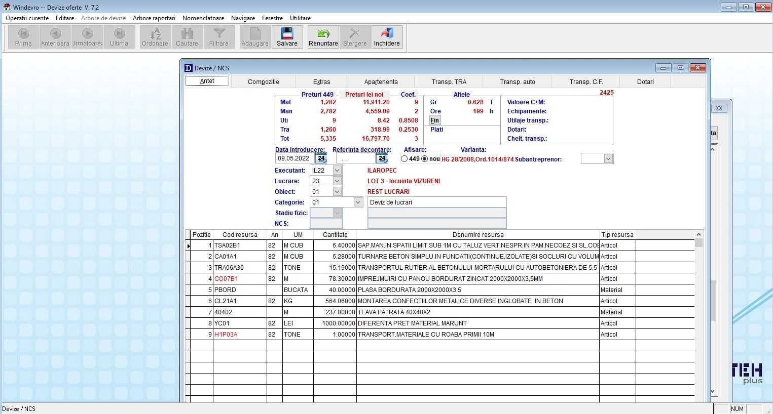 Curs basic intocmire devize windev One-to-One