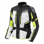 Дамско текстилно мото яке  SHIMA DUNE WP White/Fluo/Black