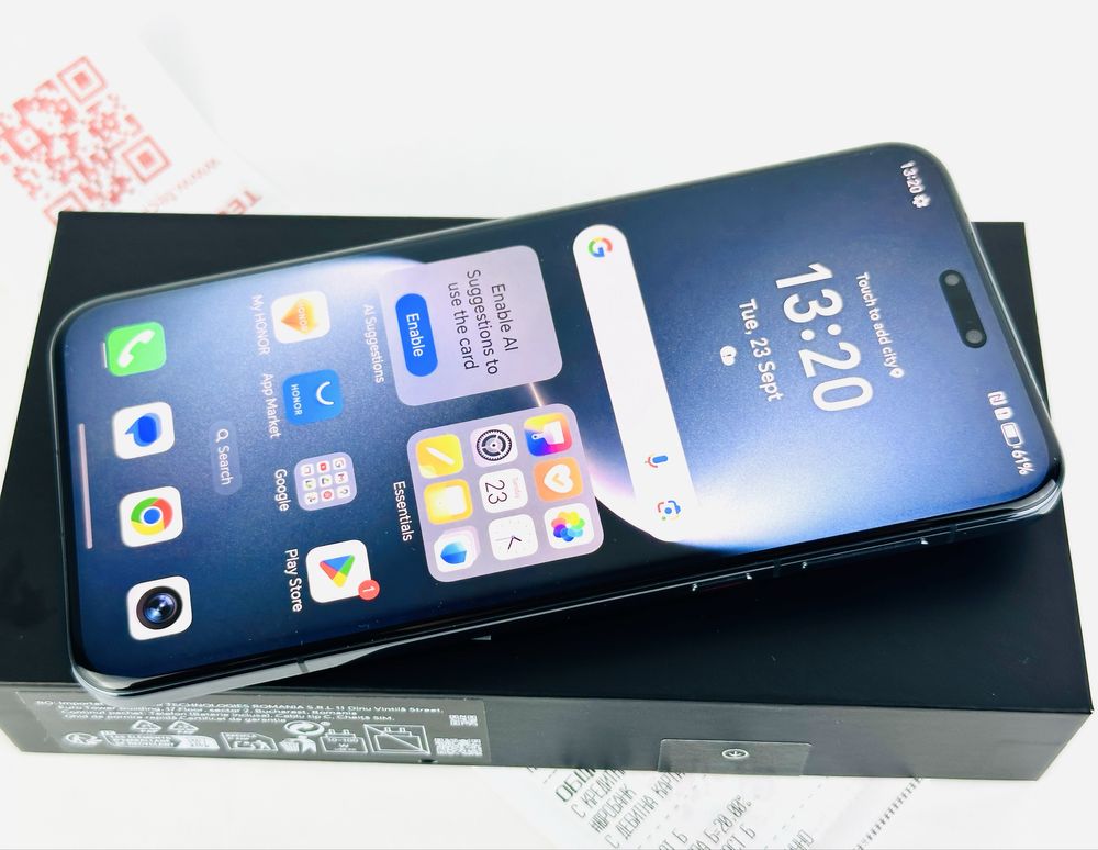 НОВ! Honor Magic 7 Pro 5G 512GB 12RAM Black 2г. Гаранция!