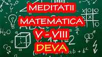 Meditații matematică I-VIII Deva