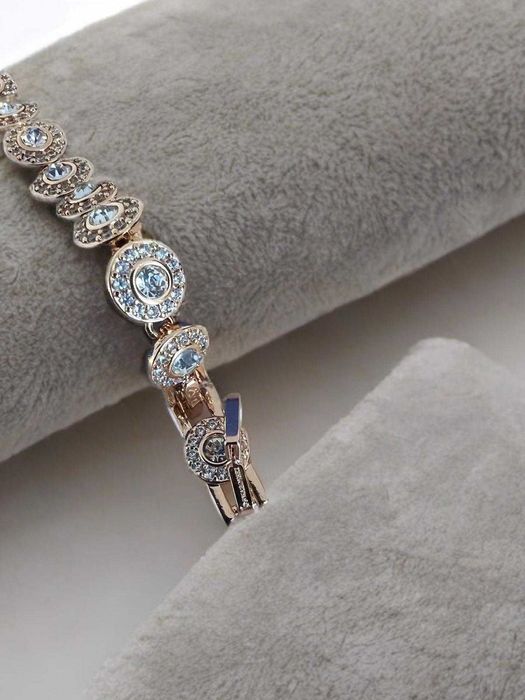 Bratara Swarovski Rose/Gold Una Angelic Premium