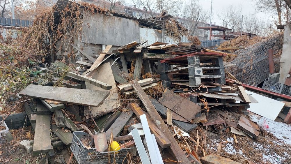 Дрова доски обрезки