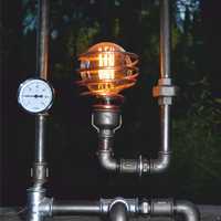 lampa steampunkdesigncj, lampa steampunk, corp de iluminat