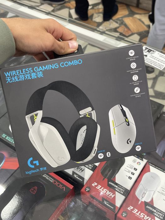 Logitech g304 + g435 combo wireless white