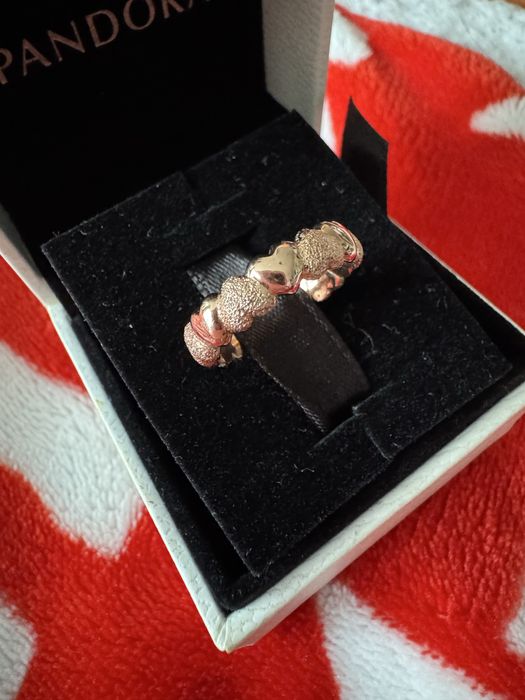 Pandora пръстен розово злато