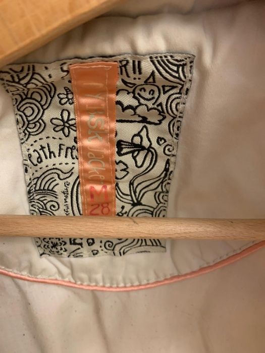 Geaca de primavara/toamna Bershka, ivory