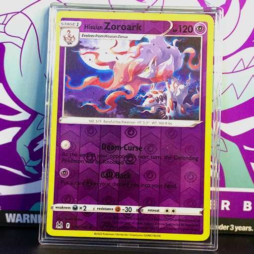 Pokemon: HISUIAN ZOROARK 076/196 Reverse Holo