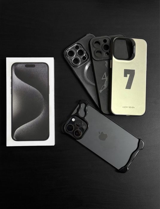 iPhone 15 PRO MAX Black Titanium 256GB