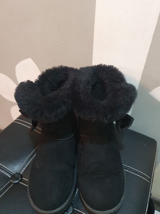 Детски ботушки с пух за  момиче No 34