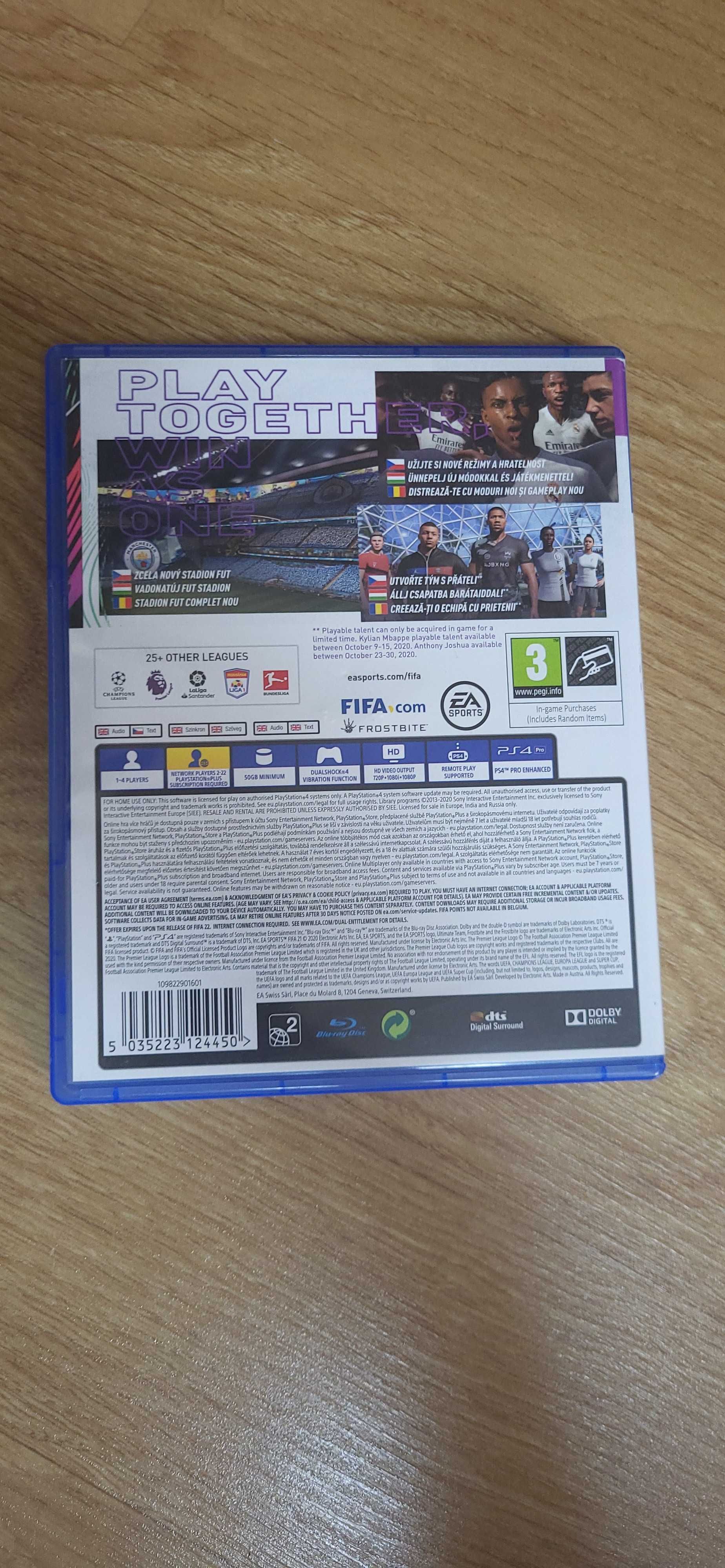 FIFA21 si BATLE Grounds Playstation PS4 (preturi in descriere)