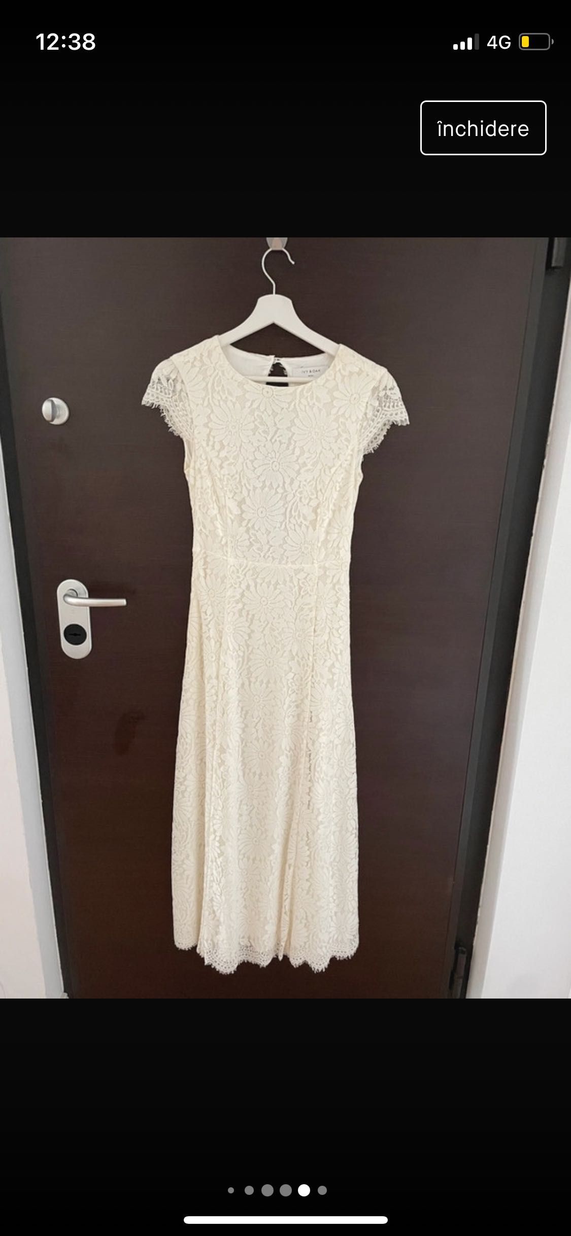 Rochie dantelă midi Ivy&Oak