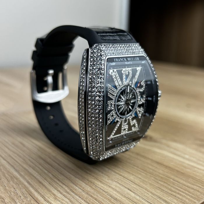Franck Muller Yachting – Black Edition • Нов • Диаманти
