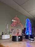 Trei lampi 3D Star Wars