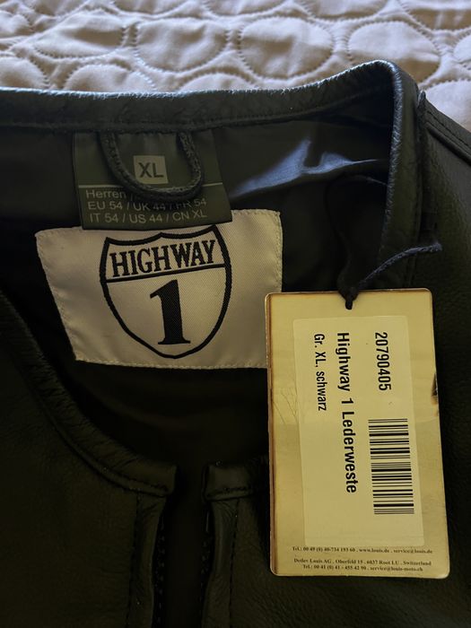 Vestă piele Highway 1…..cu etichetă…