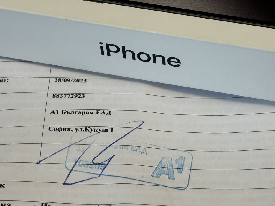 КАТО НОВ 256GB iPhone 15 Pro Max A1 Гаранция 2025г. Black / Черен