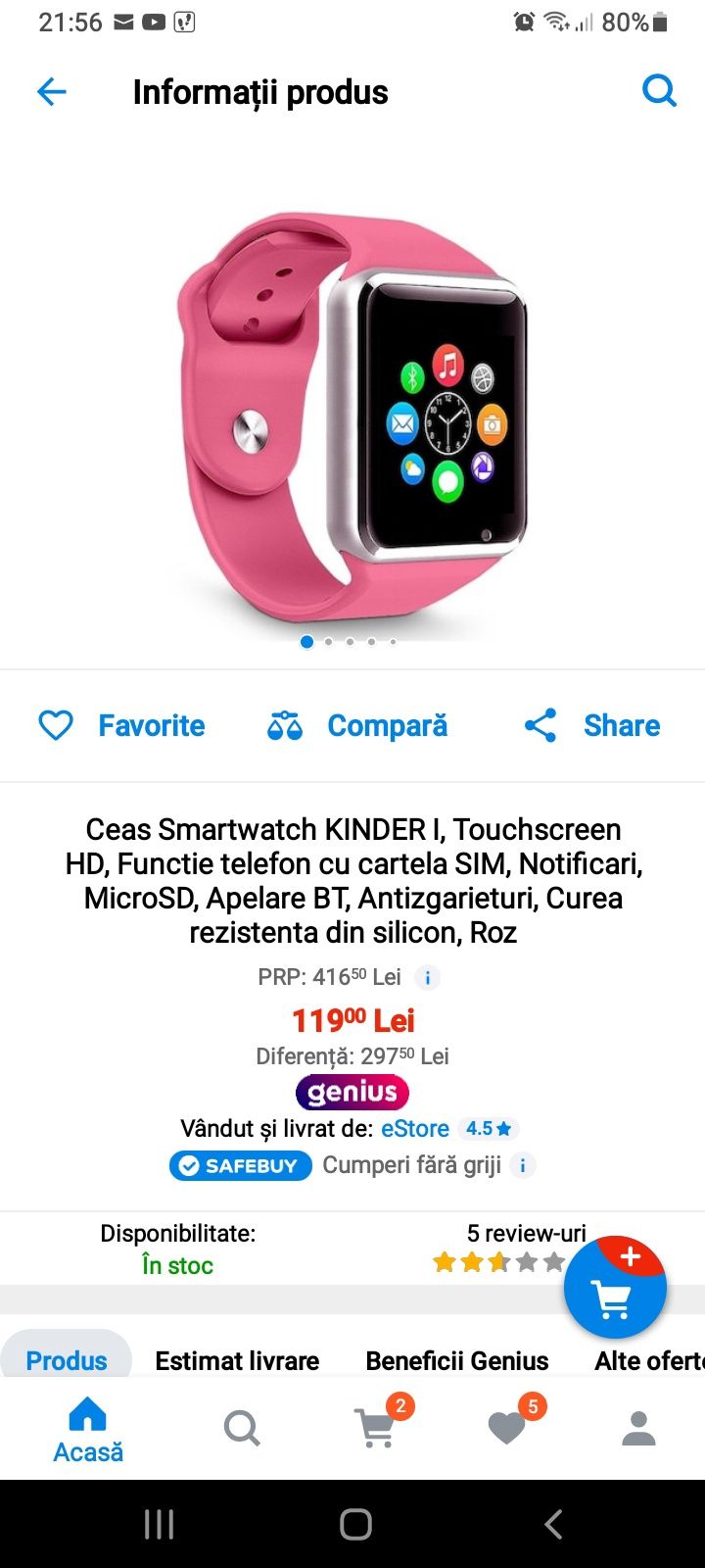 Ceas smart watch