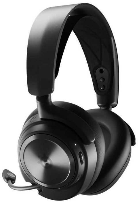 Гейминг слушалки SteelSeries - Arctis Nova Pro Wireless, черни