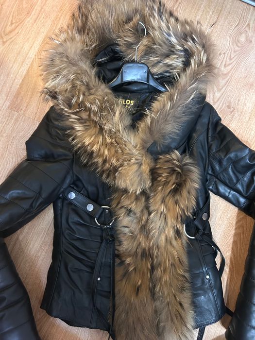 Дамско кожено яке от естествена кажа